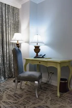 Hotel room interior Fotos Stock