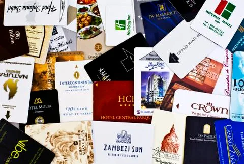 Hotel Room Keys Stock Photos