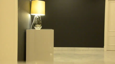 Hotel room, lamp Stock Footage 22879929