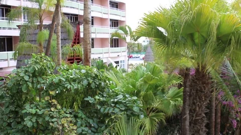 Hotel room panoramic shot Stock Footage 74139532
