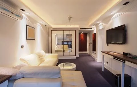 Hotel room 스톡 사진