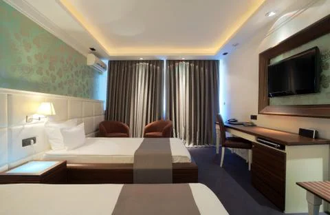 Hotel room 스톡 사진