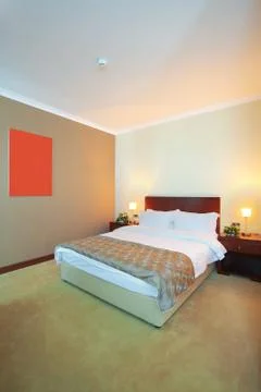Hotel room for two 스톡 사진