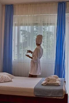 Hotel room ,window Stock Photos