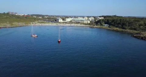 Hotel by the sea Stock Footage 137662913