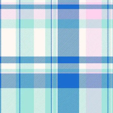 Hotel seamless textile pattern, silk fabric check plaid. String tartan text.. Stock-Illustration