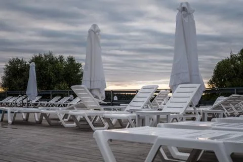 Hotel seating area Stock Photos