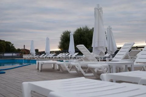 Hotel seating area Stock Photos