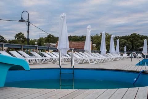 Hotel seating area Stock Photos