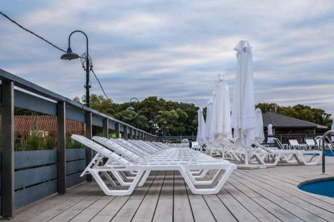Hotel seating area Stock Photos