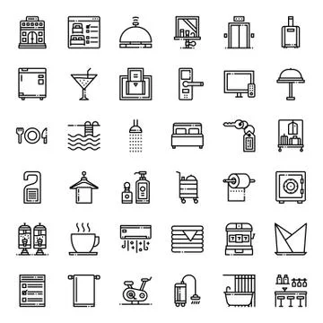 Hotel Service Illustrazione stock