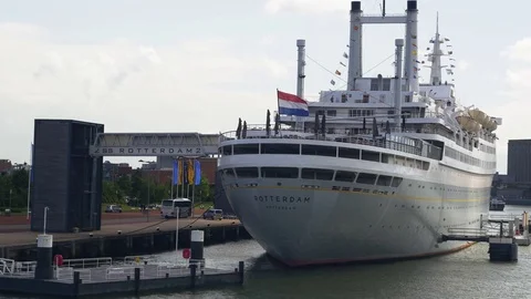 Hotel ship Rotterdam Stock-Footage 70014704