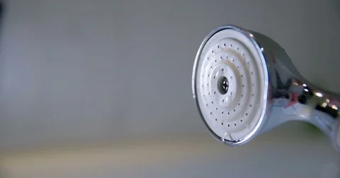 Hotel shower slowmotion Stock Footage 71077182