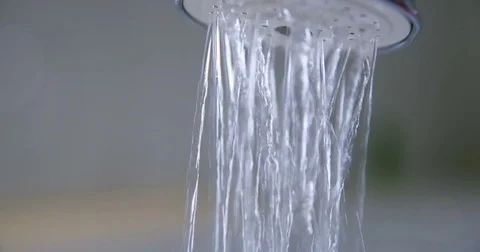 Hotel shower slowmotion Video stock 71077243