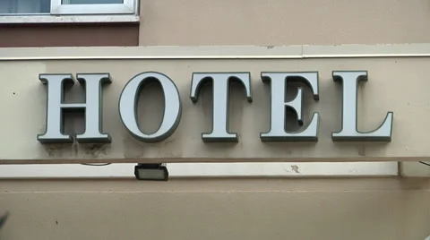 HOTEL sign Stock Footage 31748508
