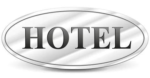 Hotel sign Stock Illustration