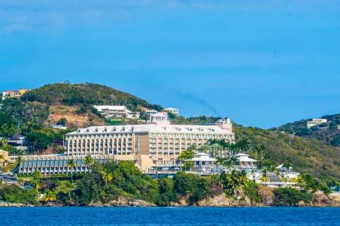 Hotel on St. Thomas Stock Photos