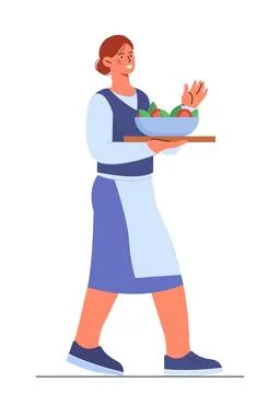 Hotel staff worker vector concept 스톡 일러스트