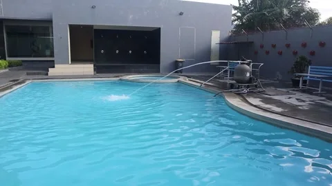 Hotel swimming pool (2) Stock Footage 275637363