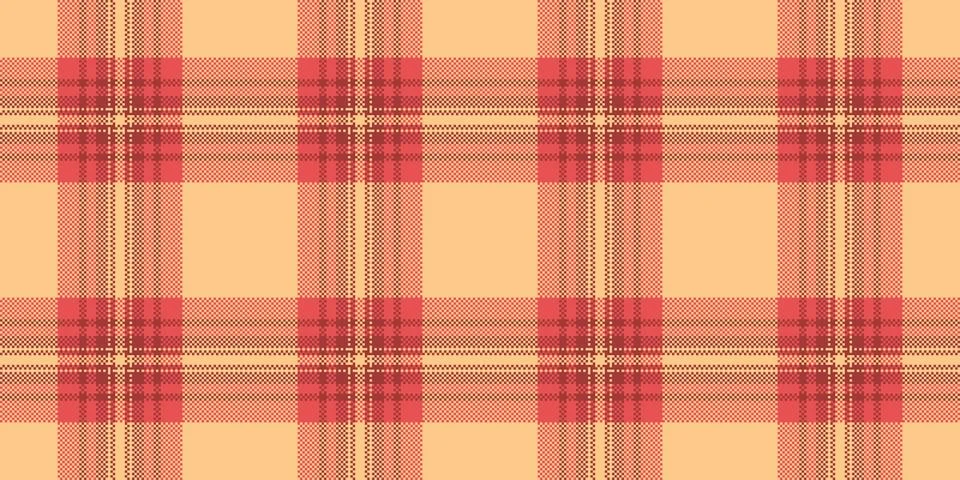 Hotel textile seamless pattern, patterned check texture background. Ethnic .. Stock Illustration
