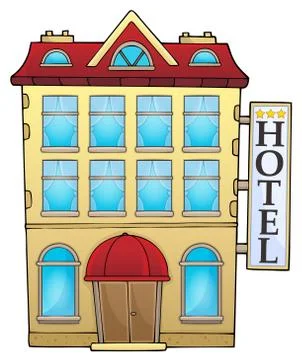 Hotel theme image Stock Illustration