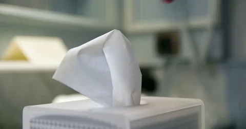 Hotel tissue slowmotion Stock Footage 71076927