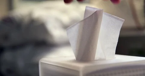Hotel tissue slowmotion Stock Footage 71077019