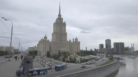 Hotel Ukraina 库存影片 112281133