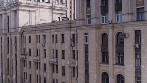 Up the hotel Ukraine Stock Footage 78882519
