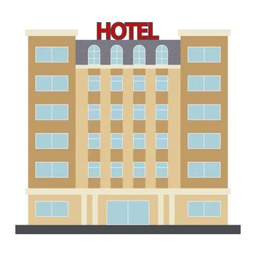 Hotel Vector Icon. Stock Illustration