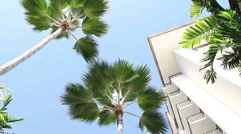 Hotel view Stock Footage 8993069