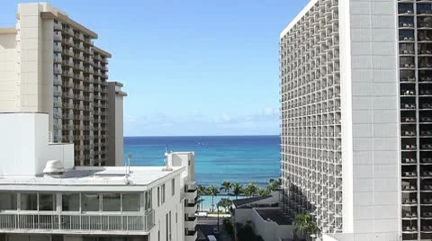 Hotel View Stock Footage 8995487