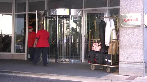 Hotel Walking in Stock Footage 10759830