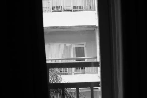 Hotel window Stock Photos