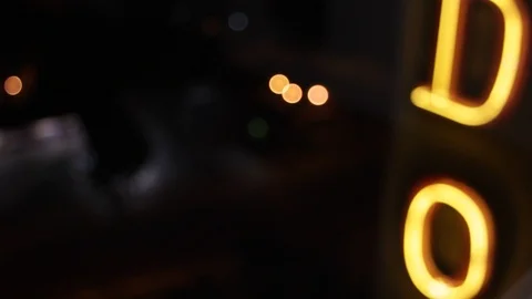Hotel Window Street View Video stock 127005159