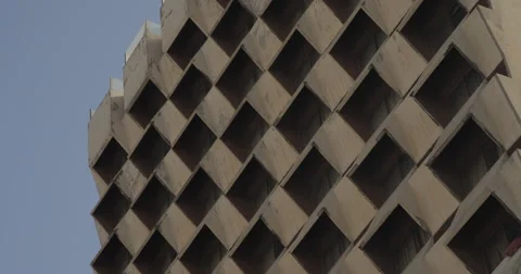 Hotel windows in Dakar, Senegal (4K) Stock Footage 47938558