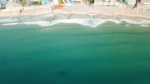 Hotels on the beach Stock Photos