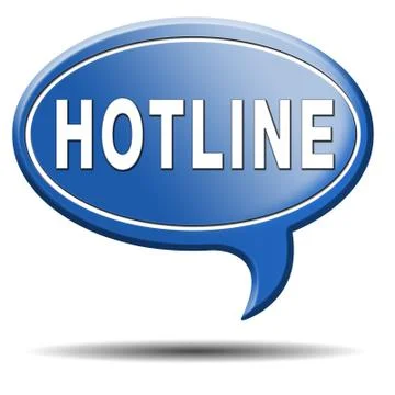 Hotline icon Illustrazione stock