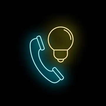 Hotline for ideas and creative problem solving 库存插图