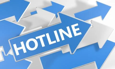 Hotline Stock Illustration