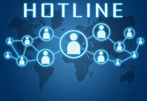 Hotline Stock Illustration