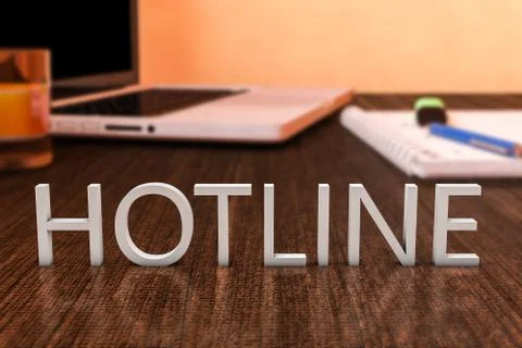Hotline Stock Illustration