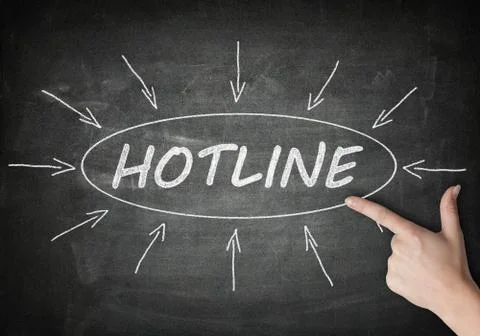 Hotline Stock Illustration