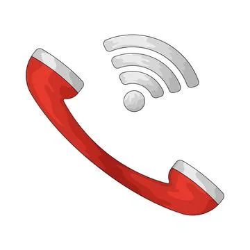 Hotline illustration Stock Illustration