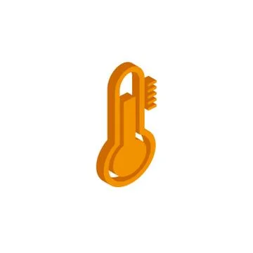 Hotness thermometer perspective vector Stock Illustration
