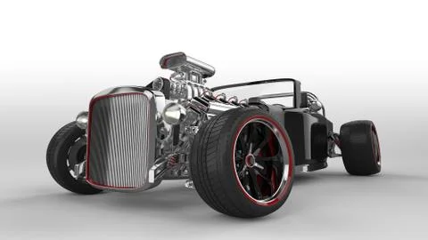 Hotrod Stock Illustration