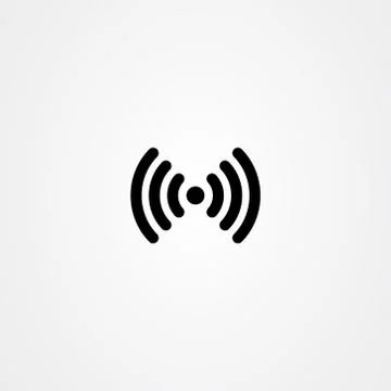 Hotspot icon symbol vector design Illustrazione stock
