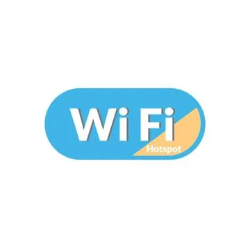 Hotspot WiFi icon is basic vector icon, EPS10 Stock Illustration