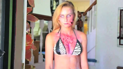 HotZombieDoor1 動画素材 45243319