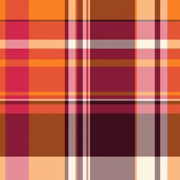 Hounds plaid textile texture, diverse seamless pattern background. Curved c.. Stock Illustration